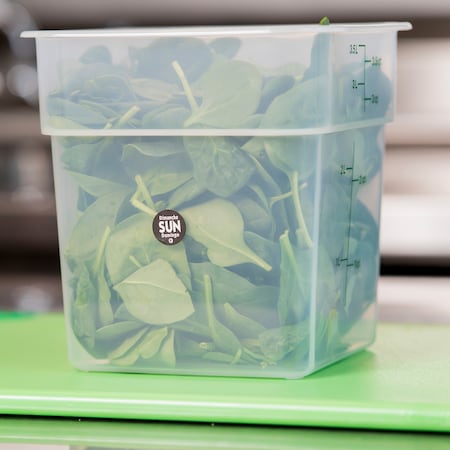 National Checking .75" Circle Trilingual Removable Black Sunday Label, PK2000 R7507R